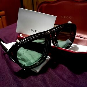 Authentic Gucci GG0128S 055 Flip Up Glasses